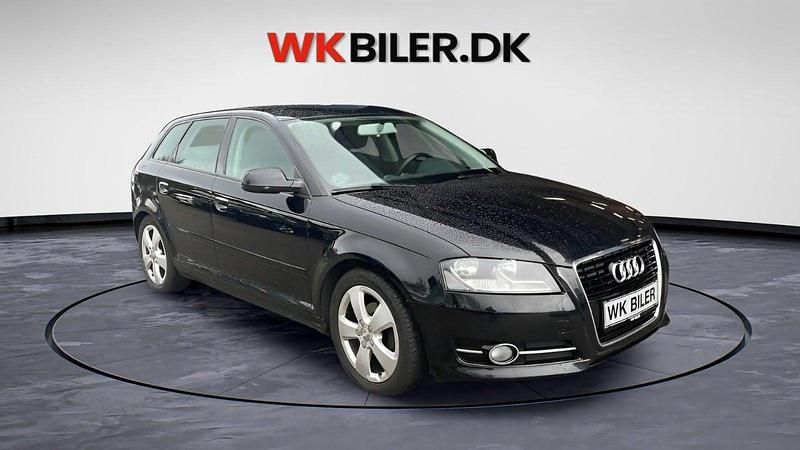 Sortmetal Brugt 2012 Audi A3 Sportback Ambiente Hatchback | 69.800 kr. (Lidt for dyr) - Billede 1/4