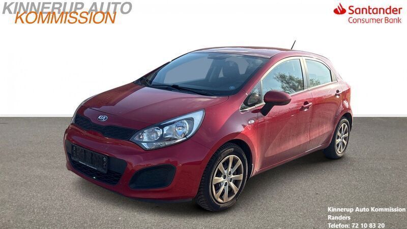 Rød Brugt 2013 Kia Rio Motion Hatchback | 38.700 kr. (Fair pris) - Billede 1/4