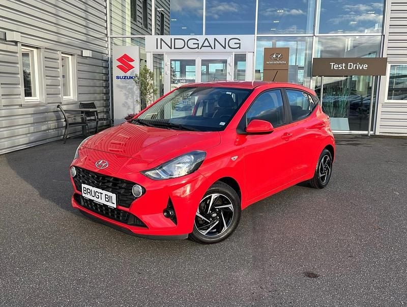 Tomato red Brugt 2020 Hyundai i10 Advanced Hatchback | 94.900 kr. (Lidt for dyr) - Billede 1/4