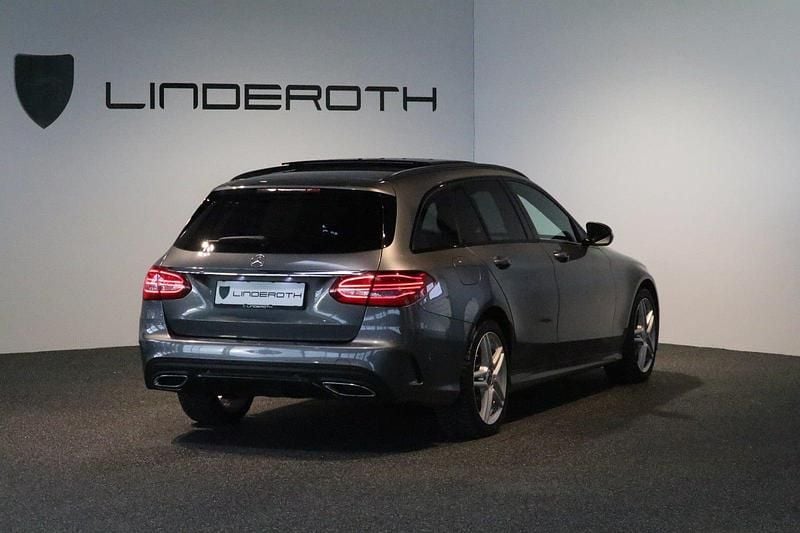 Brugt Mercedes C220 AMG line 194 HK (142 kW) 2020 Gråmetal Sedan