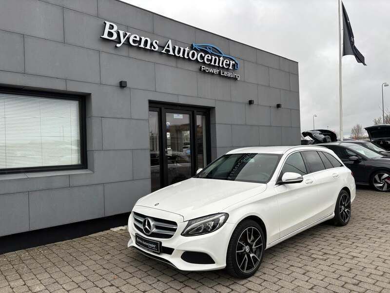 Hvidmetal Brugt 2015 Mercedes C350e Avantgarde Stationcar | 299.900 kr. - Billede 1/4