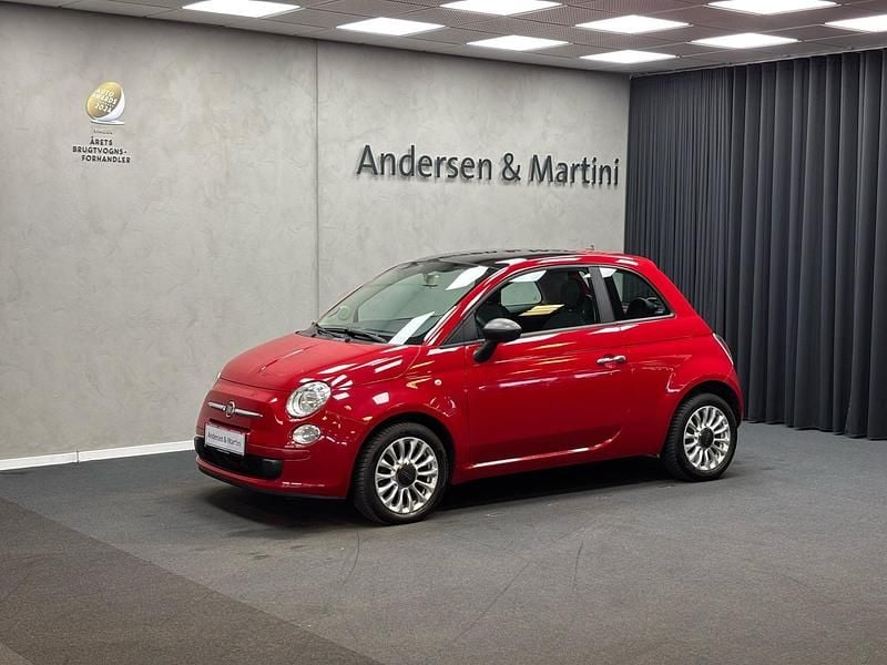 Rød Brugt 2013 Fiat 500 Wind Hatchback | 59.800 kr. (Fair pris) - Billede 1/4