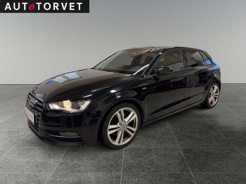 Sort Brugt 2015 Audi A3 Sportback S-Line Hatchback | 144.700 kr. - Billede 1/4