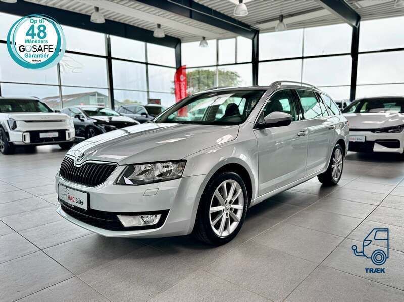Sølvmetal Brugt 2014 Skoda Octavia Elegance Stationcar | 104.700 kr. (Fair pris) - Billede 1/4