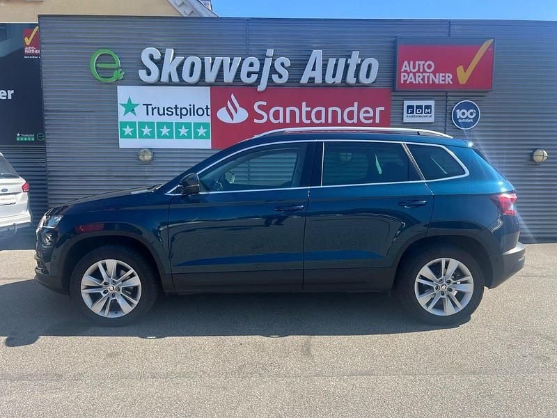 Blåmetal Brugt 2020 Skoda Karoq Celebration SUV | 229.900 kr. (Fair pris) - Billede 1/4