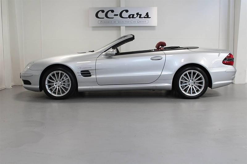 Brugt Mercedes SL55 AMG AMG 470 HK (345 kW) 2002 Sølv
