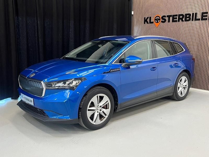 Blåmetal Brugt 2021 Skoda Enyaq iV Loft SUV | 219.700 kr. (Super pris) - Billede 1/4