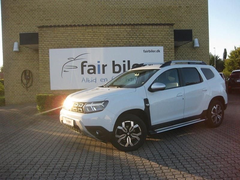 Hvid Brugt 2022 Dacia Duster Prestige SUV | 219.900 kr. (Fair pris) - Billede 1/4