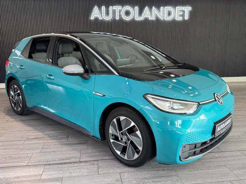 Turkismetal Brugt 2020 VW ID.3 Pro Performance Hatchback | 159.800 kr. (God pris) - Billede 1/4