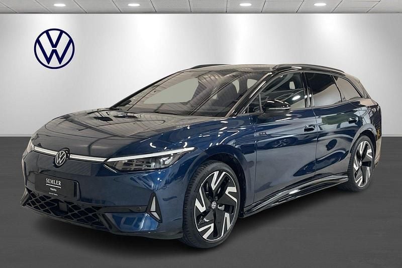Blåmetal Brugt 2025 VW ID.7 GTX Stationcar | 469.900 kr. - Billede 1/4