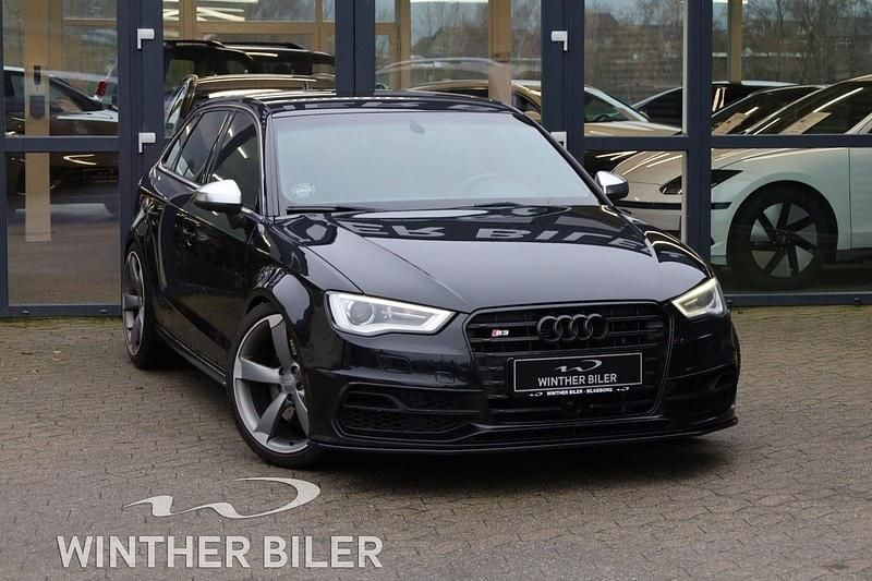 Sort Brugt 2014 Audi S3 Sportback Hatchback | 299.900 kr. - Billede 1/4