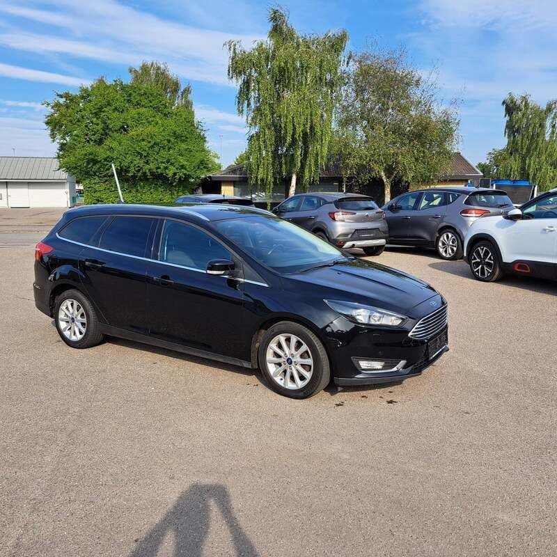 Sort Brugt 2018 Ford Focus Titanium Stationcar | 126.900 kr. (Fair pris) - Billede 1/4