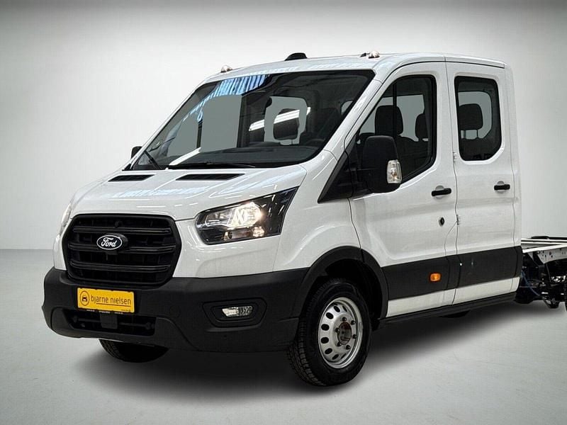 Hvid Ny 2025 Ford Transit Trend Afhentning | 260.000 kr. - Billede 1/4