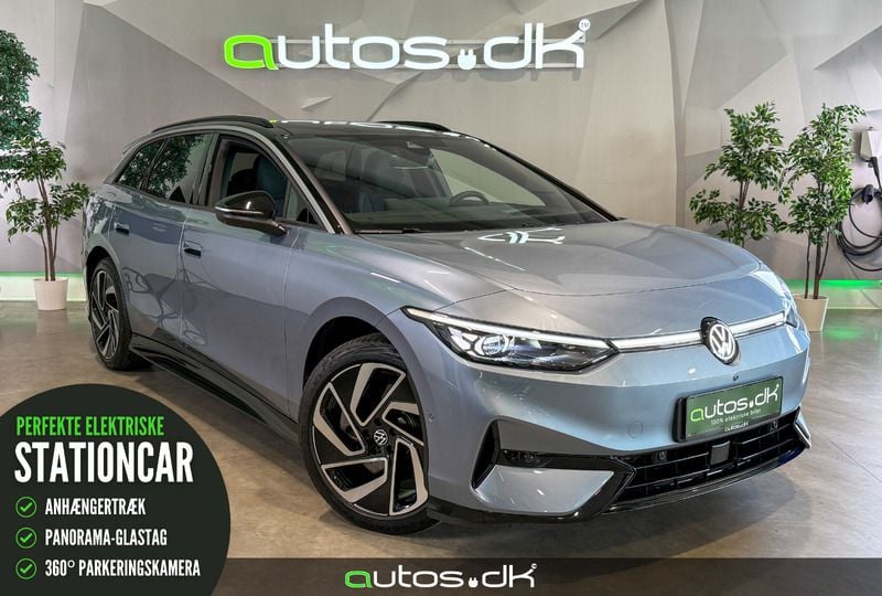 Lysblåmetal Brugt 2024 VW ID.7 Style Sedan | 439.000 kr. - Billede 1/4