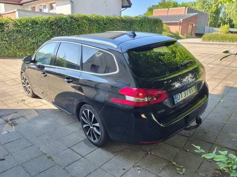 Brugt Peugeot 308 120 HK (88 kW) 2015 Sort Stationcar