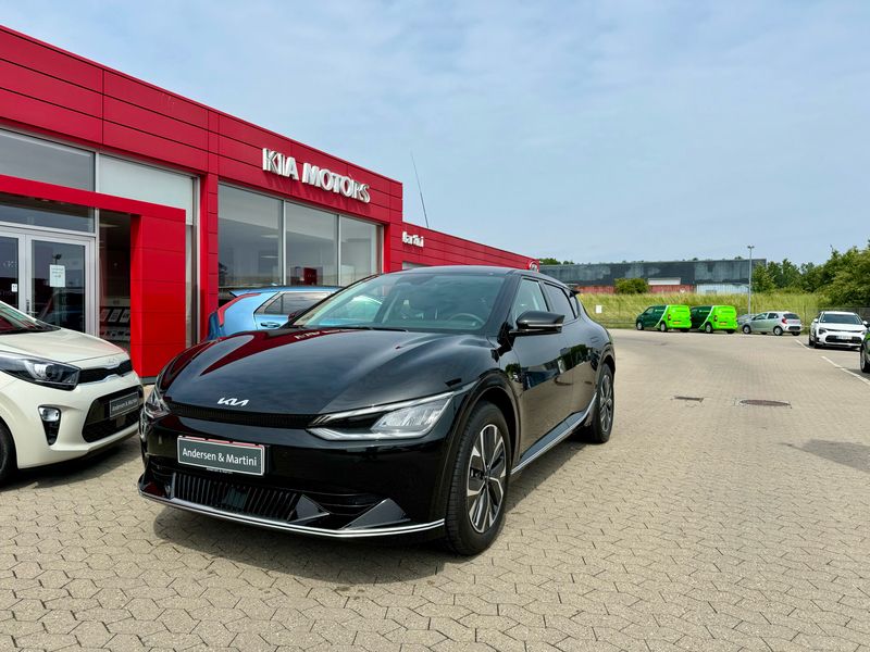 Aurora black pearl Brugt 2024 Kia EV6 2 SUV | 387.600 kr. - Billede 1/4