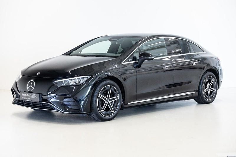 Farve: sortmetal Brugt 2024 Mercedes EQE350 AMG | 464.900 kr. (Super pris) - Billede 1/4