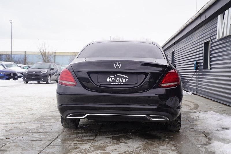 Brugt Mercedes C220 170 HK (125 kW) 2015 Sortmetal Sedan