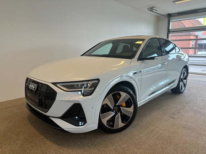 Hvid Brugt 2020 Audi e-tron Prestige SUV | 399.800 kr. - Billede 1/4