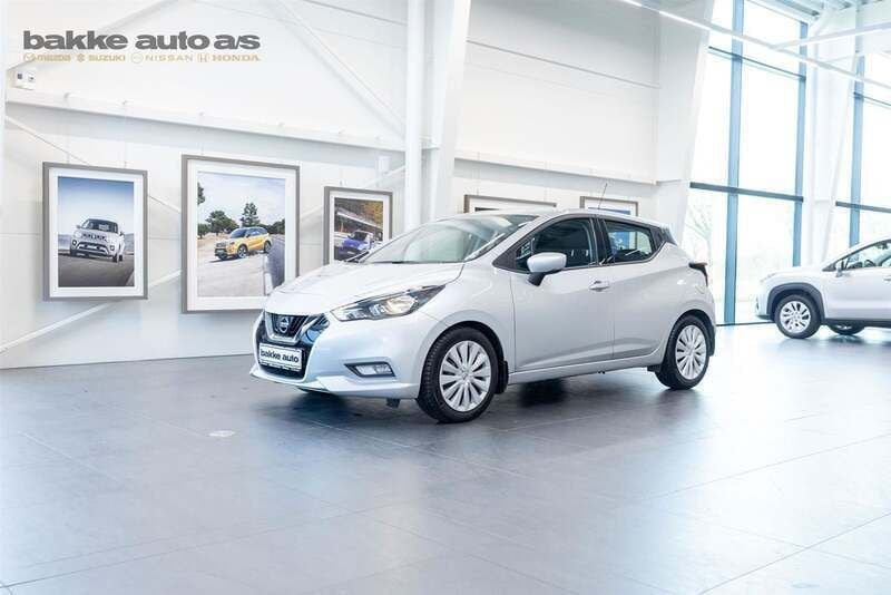Sølvmetal Brugt 2022 Nissan Micra Acenta Hatchback | 119.900 kr. (Fair pris) - Billede 1/4