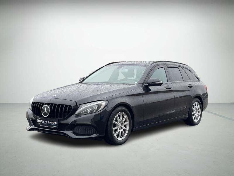 Sort Brugt 2017 Mercedes C220 Stationcar | 189.990 kr. (Fair pris) - Billede 1/4