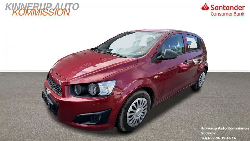 Rød Brugt 2013 Chevrolet Aveo LT Hatchback | 36.900 kr. (Fair pris) - Billede 1/4