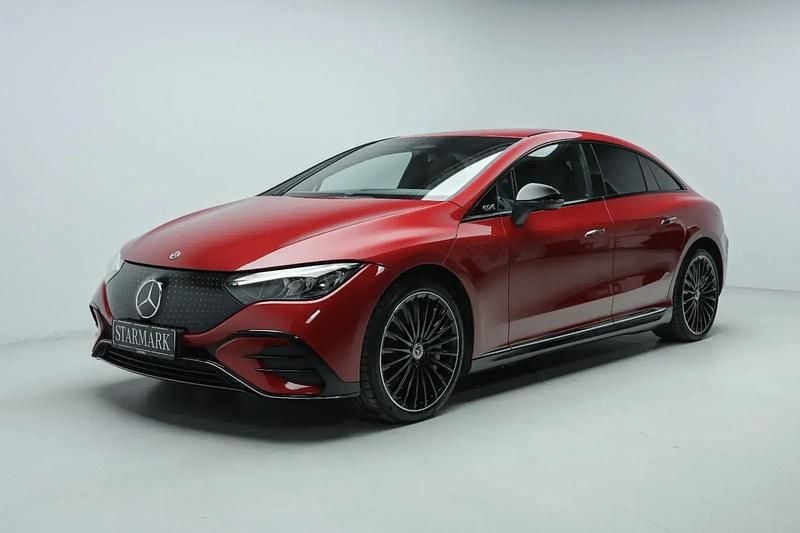 Rød Brugt 2024 Mercedes EQE350 AMG line Sedan | 499.900 kr. (Fair pris) - Billede 1/3