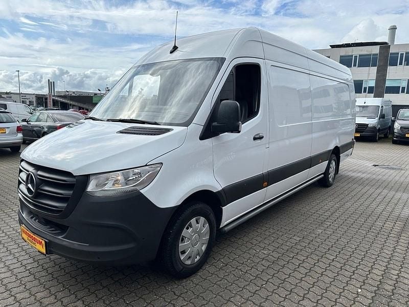 Hvid Brugt 2022 Mercedes Sprinter Van | 259.900 kr. - Billede 1/4