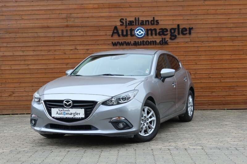 Sølvmetal Brugt 2016 Mazda 3 Vision Hatchback | 100.000 kr. (God pris) - Billede 1/4