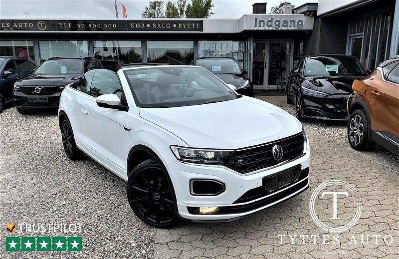 Hvidmetal Brugt 2020 VW T-Roc Cabriolet R-line Cabriolet | 309.800 kr. - Billede 1/4
