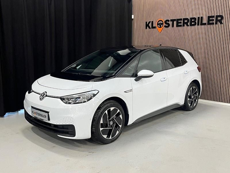 Hvidmetal Brugt 2022 VW ID.3 Pro Hatchback | 184.700 kr. (God pris) - Billede 1/4