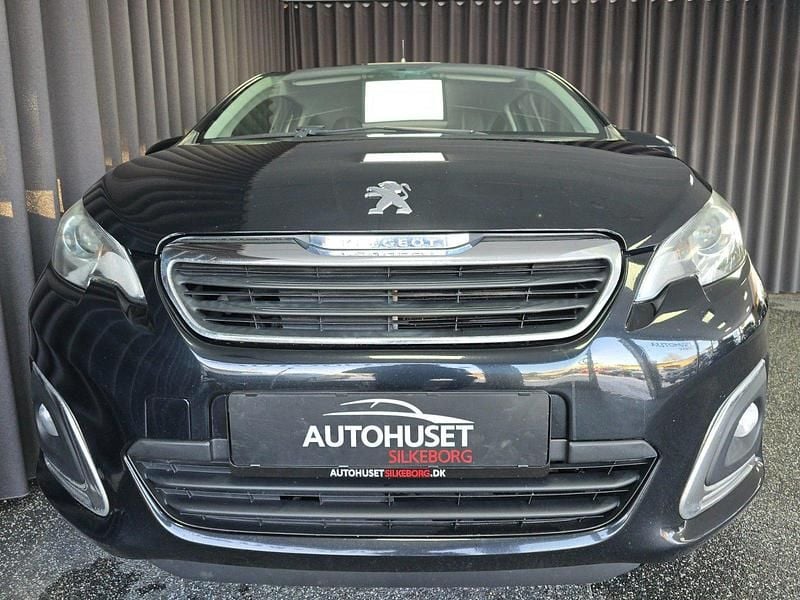 Brugt Peugeot 108 Allure 69 HK (50 kW) 2016 Sortmetal Hatchback