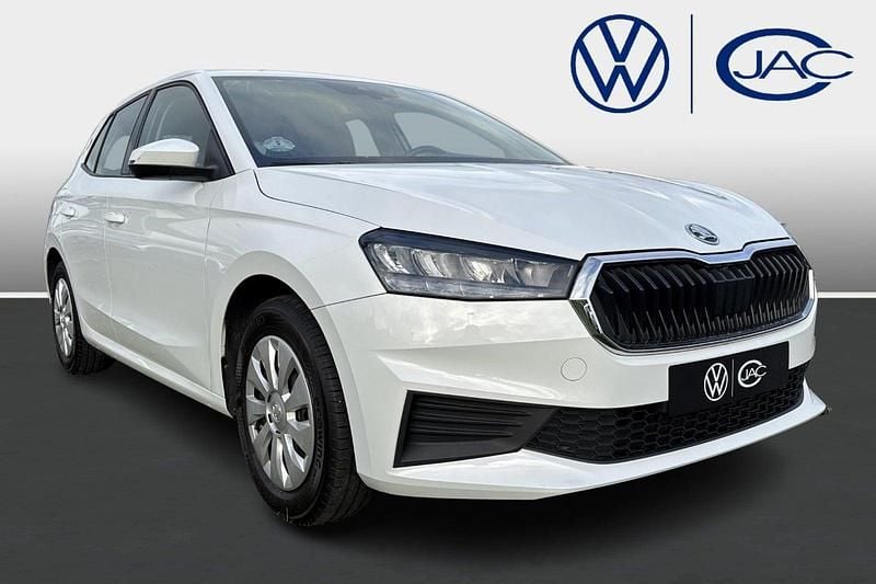 Hvid Brugt 2022 Skoda Fabia Active Hatchback | 139.900 kr. (Lidt for dyr) - Billede 1/4