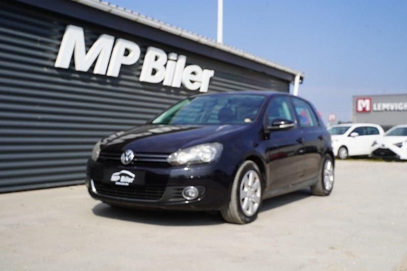 Sortmetal Brugt 2009 VW Golf VI Comfortline Hatchback | 29.900 kr. (Fair pris) - Billede 1/4