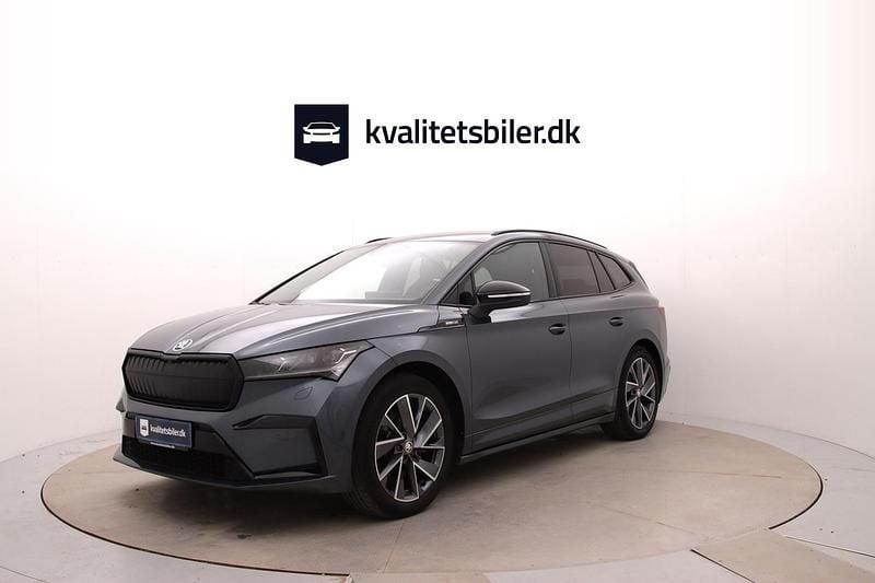 Gråmetal Brugt 2022 Skoda Enyaq iV SportLine SUV | 219.900 kr. (God pris) - Billede 1/4