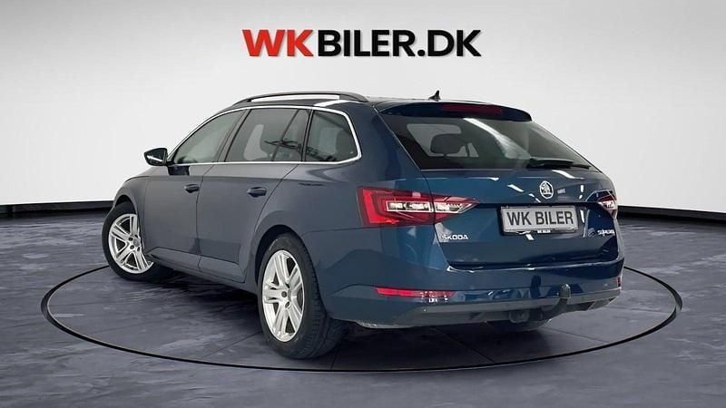 Brugt Skoda Superb Active 150 HK (110 kW) 2018 Mørkblåmetal Stationcar