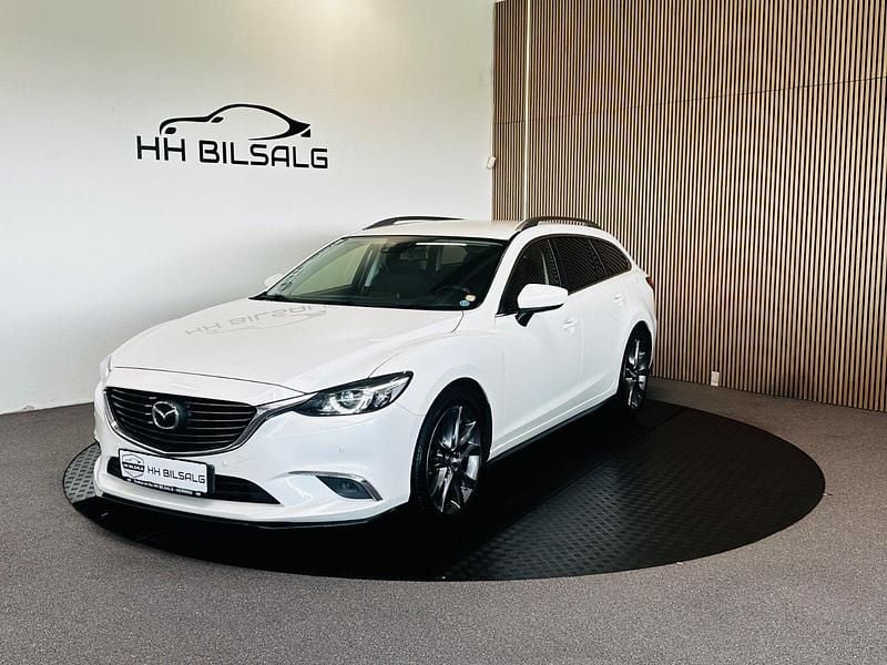 Hvid Brugt 2016 Mazda 6 Vision Stationcar | 74.700 kr. (Fair pris) - Billede 1/4