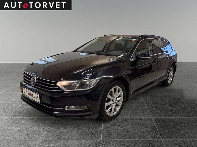 Sort Brugt 2015 VW Passat Comfortline Stationcar | 119.700 kr. (God pris) - Billede 1/4