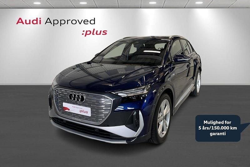 Blåmetal Brugt 2024 Audi Q4 e-tron Advanced SUV | 399.000 kr. (Lidt for dyr) - Billede 1/4