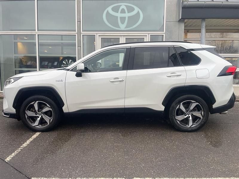 Pearl white Brugt 2021 Toyota RAV4 Hybrid Comfort SUV | 354.900 kr. (God pris) - Billede 1/4