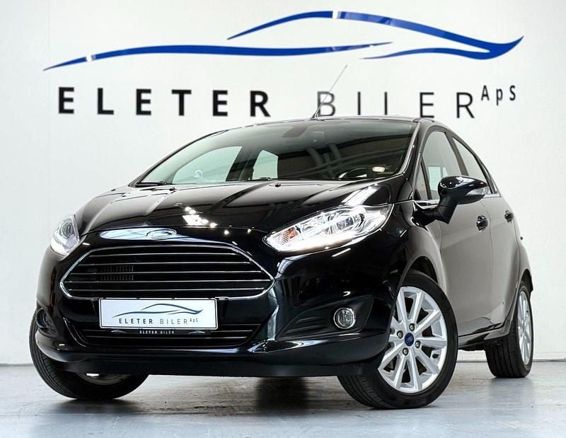 Sort Brugt 2015 Ford Fiesta Titanium Hatchback | 69.900 kr. (Fair pris) - Billede 1/4
