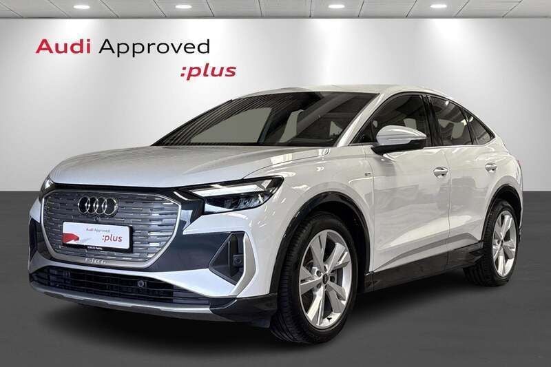 Hvidmetal Brugt 2024 Audi Q4 Sportback e-tron Advanced SUV | 384.900 kr. - Billede 1/4