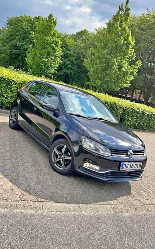 Brugt VW Polo 90 HK (66 kW) 2016 Sort Hatchback