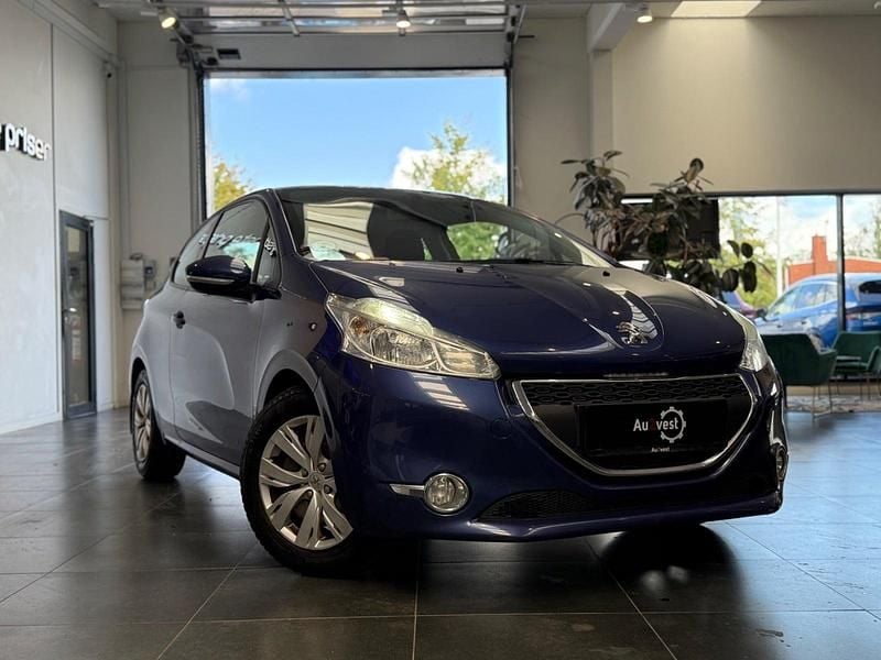 Mørkblåmetal Brugt 2012 Peugeot 208 Active Hatchback | 24.799 kr. (Super pris) - Billede 1/4