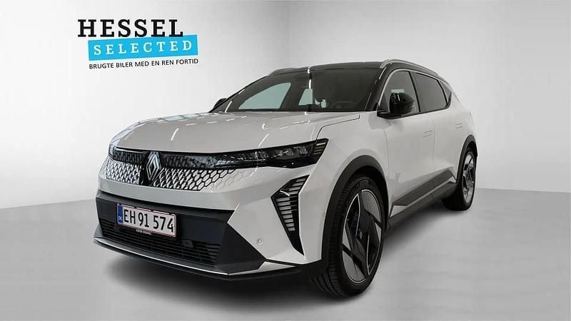 Hvid nacré / sort tag Brugt 2025 Renault Scénic Iconic MPV | 319.900 kr. (Fair pris) - Billede 1/4