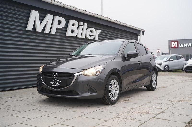 Grå Brugt 2019 Mazda 2 Hatchback | 89.700 kr. (God pris) - Billede 1/4