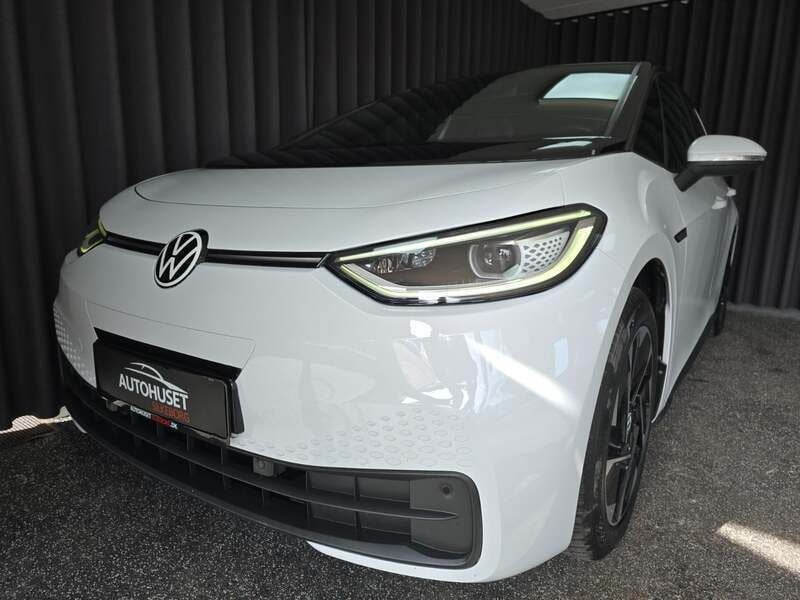 Hvid Brugt 2021 VW ID.3 Pro Performance Hatchback | 163.900 kr. (God pris) - Billede 1/4