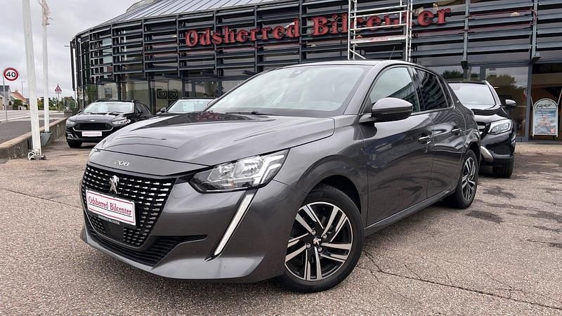 Gråmetal Brugt 2020 Peugeot 208 Allure Sky Hatchback | 129.850 kr. (Fair pris) - Billede 1/4