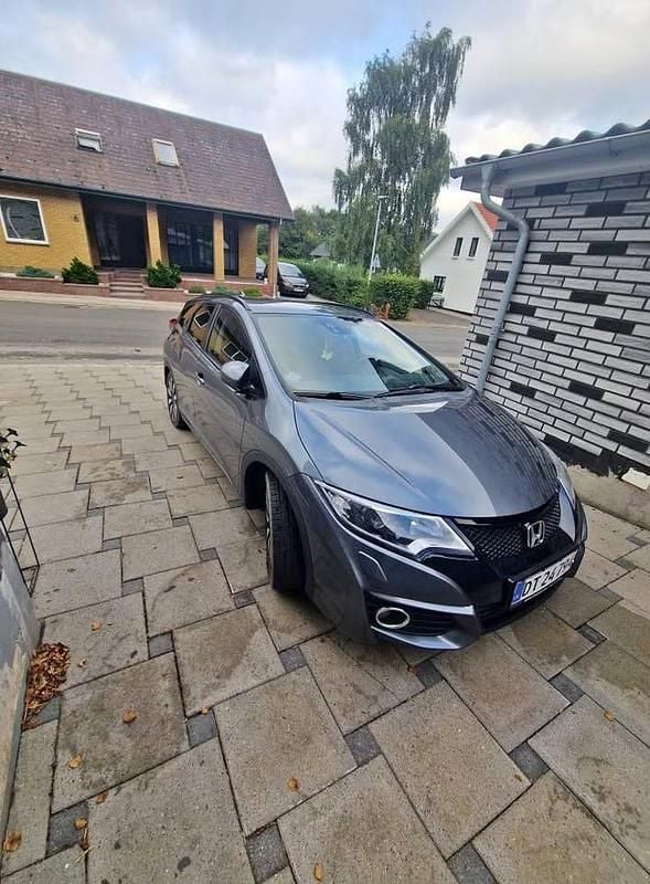 Grå Brugt 2016 Honda Civic Stationcar | 85.000 kr. (Fair pris) - Billede 1/4