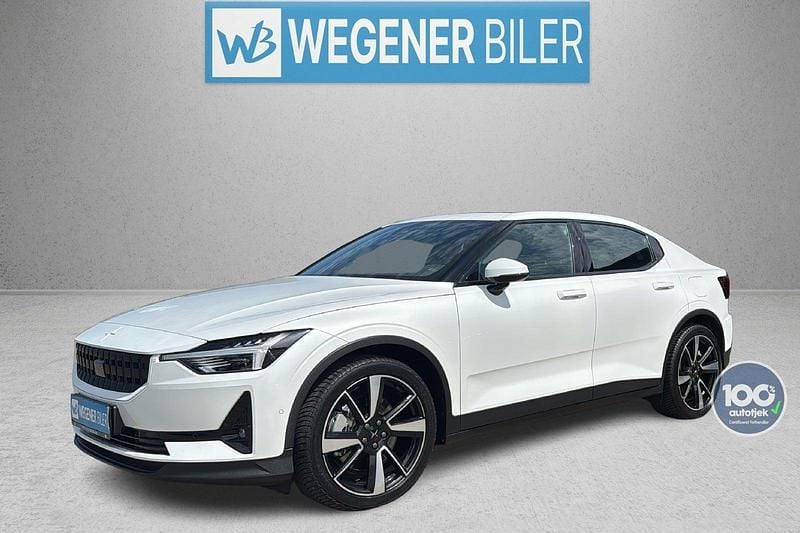 Hvidmetal Brugt 2023 Polestar 2 Sedan | 226.900 kr. (Fair pris) - Billede 1/4